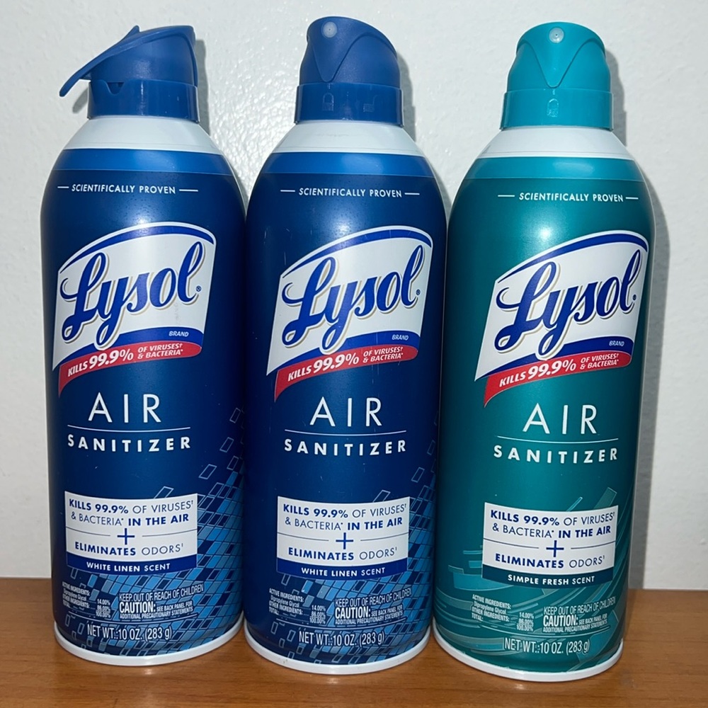 Lysol Air Sanitizer Spray Bundle